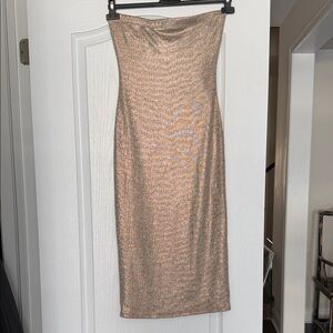 Shimmering Strapless Dress